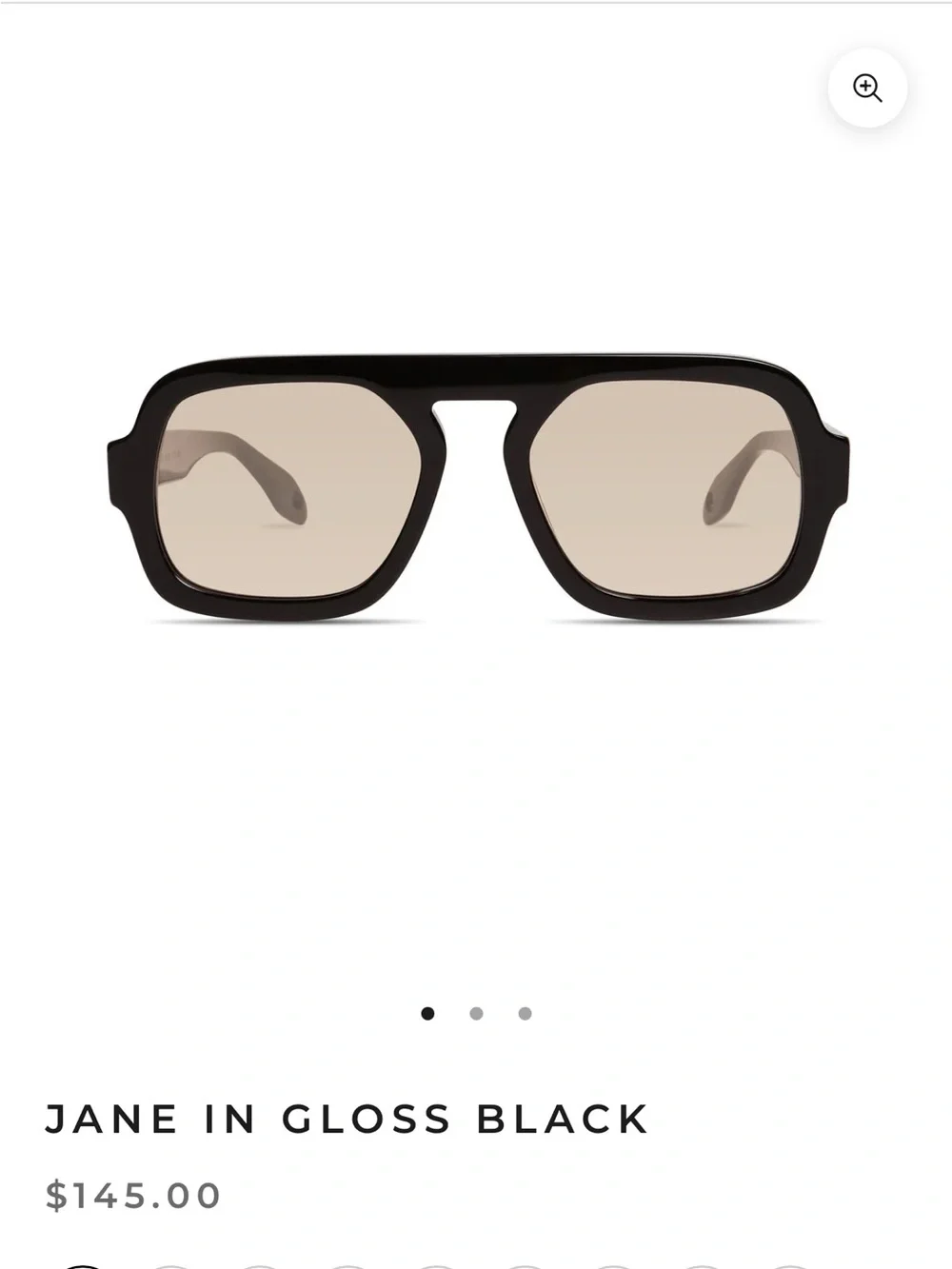 Jane Gloss Black Women’s Sunglasses - Black